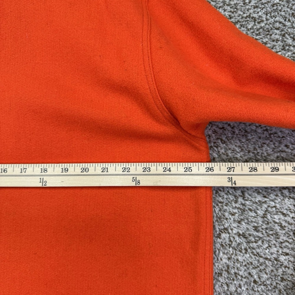 Vintage Woolrich Shirt Jacket Men's 2XL XXL Blaze Orange Button Up Hunting Wool - Picture 8 of 10
